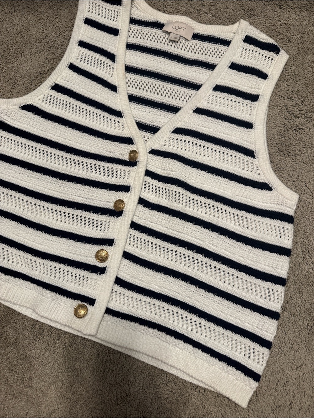 Dress clothes lot - M Loft vest, Size 6 Tommy pants and PM Loft Blouse